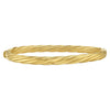 14K Yellow Gold Twist Bangle (5.30 mm), view 2