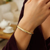 14K Yellow Gold Twist Bangle (5.30 mm), view 7