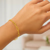 14K Yellow Gold Paperclip Bracelet (3.50 mm), view 3