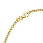 14K Yellow Gold Braided Open Heart Necklace, view 6