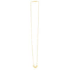 14k Yellow Gold Polished Sunburst Necklace
