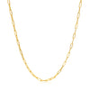 14k Yellow Gold Adjustable Paperclip Chain (1.50 mm)
