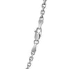 Sterling Silver Rhodium Plated French Cable Chain (2.80 mm)