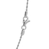 14k White Gold Solid Diamond Cut Rope Chain (1.40 mm)