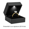 1.50Ct Emerald Lab Grown IGI G/VS1 Diamond Ring in 14K Yellow Gold