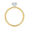 1.50Ct Emerald Lab Grown IGI G/VS1 Diamond Ring in 14K Yellow Gold