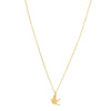 Dove Necklace in 14K Yellow Gold