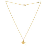 Dove Necklace in 14K Yellow Gold, view 2