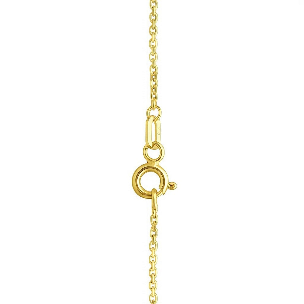 Dove Necklace in 14K Yellow Gold, view 5