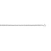 Sterling Silver Rhodium Plated Solid Round Byzantine Chain (4.60 mm), view 4