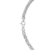 Sterling Silver Rhodium Plated Solid Round Byzantine Chain (4.60 mm), view 5
