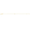 14K Yellow Gold Mini Initial X Bracelet, view 2