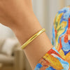 14K Yellow Gold Medium Stretch Mesh Bracelet (5.40 mm), view 6