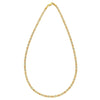 14K Tri Color Gold Pave Valentino Chain (3.00 mm)