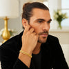 10K Yellow Gold Semi Solid Miami Cuban Bracelet (9.10 mm), view 3