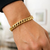 10K Yellow Gold Semi Solid Miami Cuban Bracelet (9.10 mm), view 4