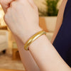 14K Yellow Gold Large Stretch Mesh Bracelet (8.80 mm), view 5