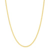 Sterling Silver Yellow Gold Plated Oval Snake Chain (2.60 mm)