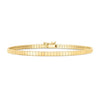 14K Yellow Gold Brick Omega Bracelet (3.20 mm), view 2
