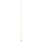 14K Yellow Gold Pearl Evil Eye Necklace, view 3