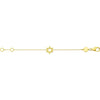 14K Yellow Gold Star of David Bracelet, view 3