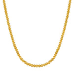 14K Yellow Gold Bead Chain Necklace (5.00 mm)