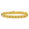 14K Yellow Gold Scalloped Bangle (8.00 mm), view 2