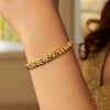 14K Yellow Gold Scalloped Bangle (8.00 mm), view 4