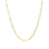 14K Yellow Gold Delicate Paperclip Chain (2.1 mm)