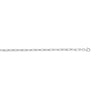 Sterling Silver Rhodium Plated Round Link Paperclip Chain (5.20 mm), view 4