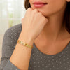 14K Yellow Gold Fancy Greek Key Motif Bracelet (6.35 mm), view 5