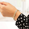 14K Yellow Gold Fancy Greek Key Motif Bracelet (6.35 mm), view 8