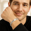 Sterling Silver Rhodium Plated Miami Cuban Link Bracelet (9.00 mm), view 5
