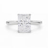 3 Carat Radiant Lab Grown IGI G/VS1 Diamond Solitaire Ring in 14K White Gold