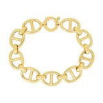 14K Yellow Gold High Polish Mariner Link Bracelet (13.80 mm)