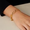 14K Yellow Gold High Polish Mariner Link Bracelet (13.80 mm), view 4