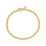 14K Yellow Gold Cable Chain Bracelet (3.30 mm)