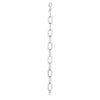 Sterling Silver Rhodium Plated Italian Link Paperclip Bracelet (10.30 mm), view 4