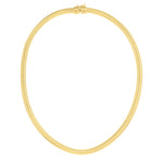 Tubogas Necklace in 14K Yellow Gold (5.00 mm), view 2