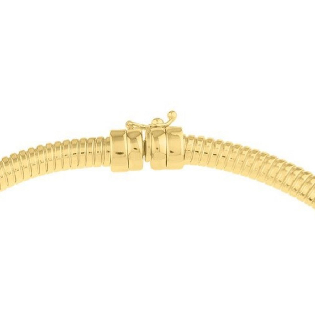 Tubogas Necklace in 14K Yellow Gold (5.00 mm), view 5