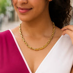 14K Yellow Gold French Cable Link Necklace (6.00 mm), view 3