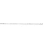 Sterling Silver Rhodium Plated Moon Cut Bead Chain (3.00 mm), view 3