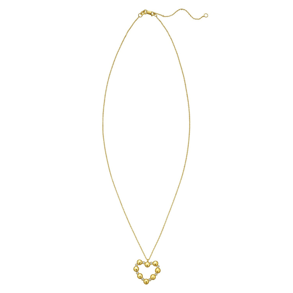 14K Yellow Gold Diamond Cut Cable Chain Necklace, view 2