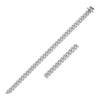 14k White Gold Classic Miami Cuban Solid Chain (5.00 mm)