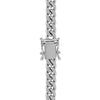 14k White Gold Classic Miami Cuban Solid Chain (5.00 mm)