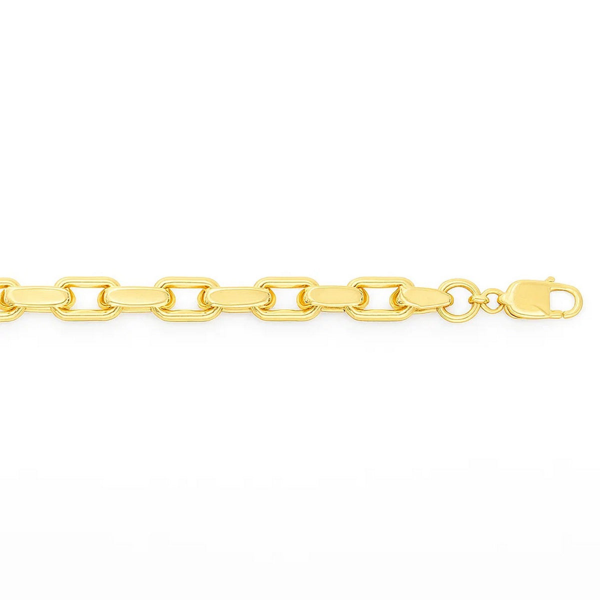 14K Yellow Gold French Cable Chain Bracelet (3.60 mm)