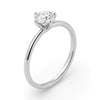 1 Carat Round Lab Grown IGI G/VS1 Diamond Solitaire Ring in Sterling Silver