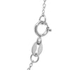 14k White Gold Diamond Cut Cable Link Chain (1.10 mm)