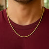 Ice Barrel Chain in 14k Yellow Gold (2.7 mm)