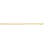 Sterling Silver Gold Plated French Cable Chain (3.40 mm), view 3